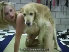 Two mistresses for a lucky canine